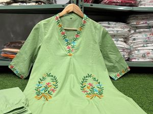 Sea Green trendy co-ord set