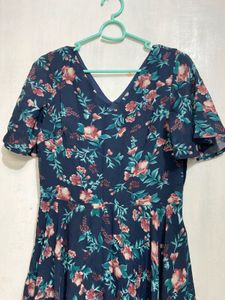 Floral Print Midi Dress