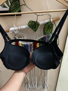 Pretty Cat Black Push Up Bra