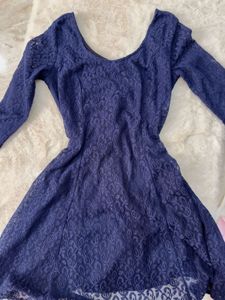 TOTALLY NEW Elegant Navy Lace Dress