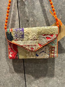 Brand New Indian Zari work Sling Bag