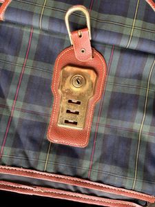 Vintage Classic Plaid Bag slight imperfection