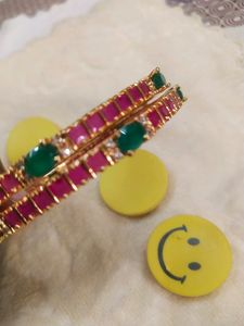Ruby Stone Bangle 2.6