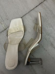 Clear Heel Mules - Stylish &amp; Trendy