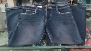 Dark Blue Denim Jeans