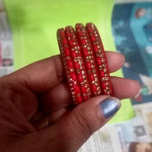 Beautiful Red Bangles