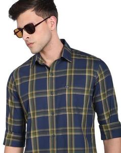 Men's Checkered Shirt M✅size like new100%