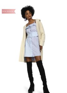 High Low Dress With Corset belt