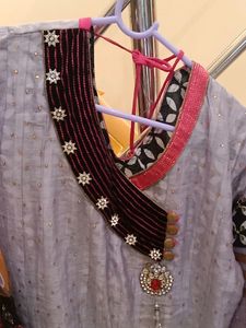 Its Designer Ready Made Beautiful Dress With Net Dupatta Set I Design Stone Work And Attached Lace And Big Stone Its Cost Almost 700 Crossed Only Selling My Closets Are Full Of Dress