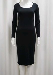 Elegant Black Bodycon Dress