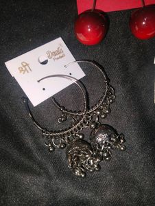 Earrings Combo Of 2 + Free Gift
