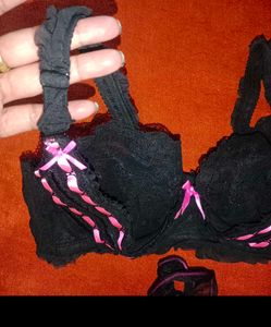Black &amp; Pink Lingerie Set