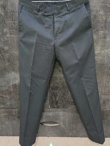 Men's Grey Formal Trousers