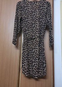 Animal Print Mini Dress
