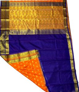 Banarasi Satin Allover Booti Saree For Women
