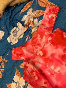 Flowy Floral Off-Shoulder Maxi Dress