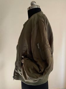 Olive Green Bomber Jacket