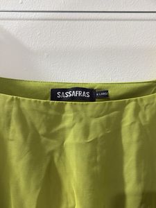 Elegant Lime Green Tiered Maxi Dress