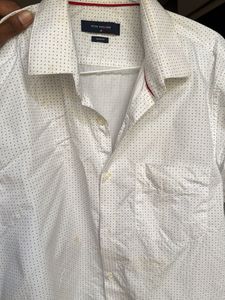 Peter England white formal shirt
