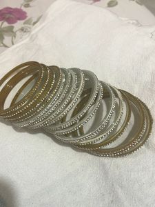 Elegant Set of Embellished Bangles