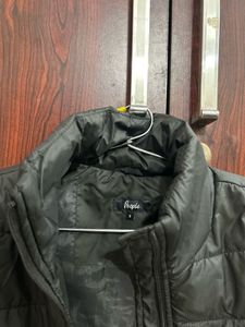 People Black Puffer Jacket | Size S