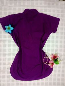 Stylish Purple short Kurti !
