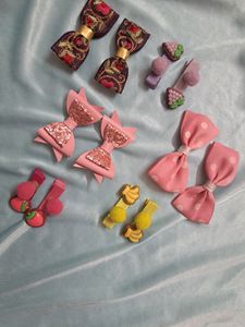 Set Of 12 Hairclips For Girls And Women