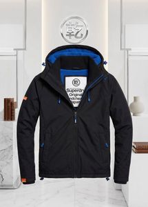 Superdry Men's Black Hooded Jacket