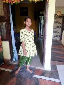 Tulip Salwar And Peplum Top