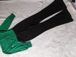 ❤️Chic Green Blouse &amp; Black Flare Pants Set❤️