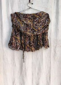 13249. Boho Smocked Skirt