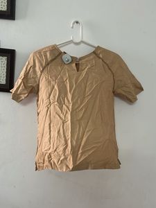 Casual Tan T-Shirt perfect for college and office