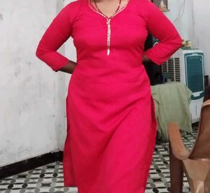kurta set red colour
