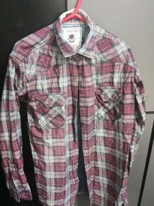 Men's Plaid Button-Down Shirt