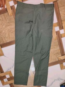 Classic Men's olive green formal pant