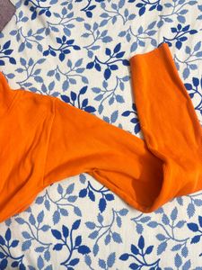 Stylish Orange Crop Top
