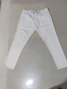 Scotch & Soda Pure Cotton Beige Trousers