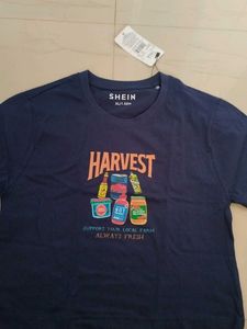 SHEIN "Harvest" Graphic T-Shirt