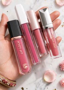 Set of 4 Pink Liquid Lipsticks