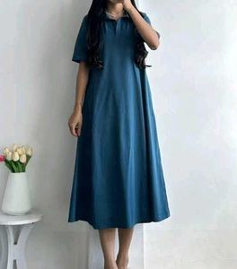 Blue Midi Dress
