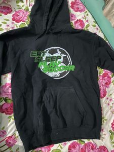 Black Soccer Hoodie