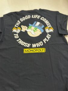 black T-shirt