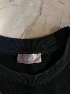 Dior x Kaws Black Logo Sweatshirt Size M