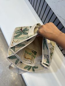 Brand 🆕 Exotic Jungle Block Print Tote Bag