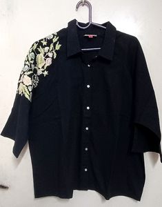 Pure Cotton Oversized Women's Shirt
