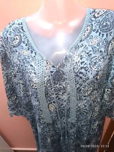 4xl  Paisley Print Dress