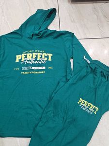 Boys Green Sweatshirt &amp; Jogger Set