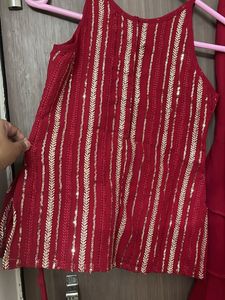 New  Kurta Set with Sharara for 6-8 y
