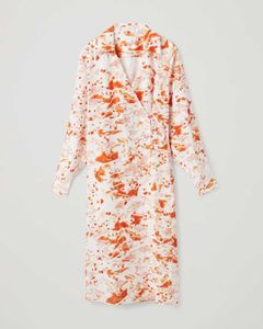 COS Abstract Print Collared Shirt