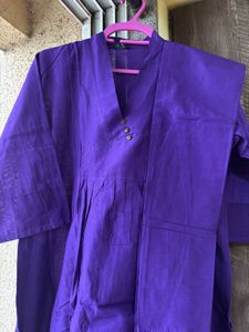 Vibrant Purple Kurta Pant coordination Set